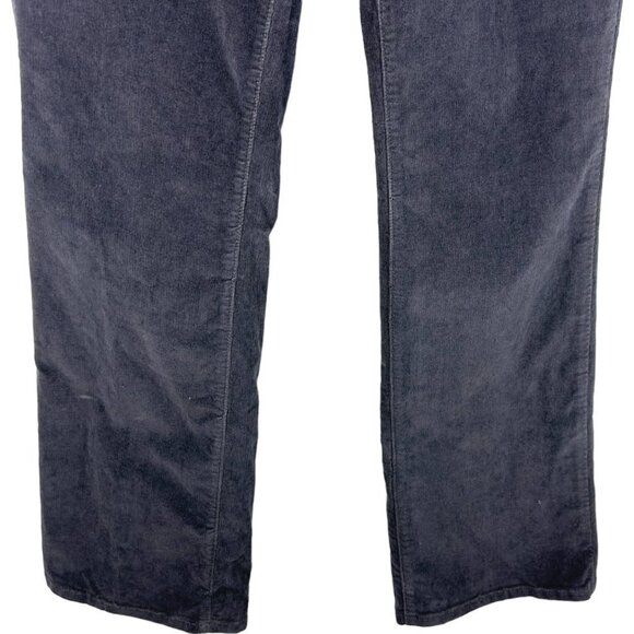 NYDJ Gray Straight Leg Lift Tuck Technology Corduroy Jeans (12) - Picture 3 of 14